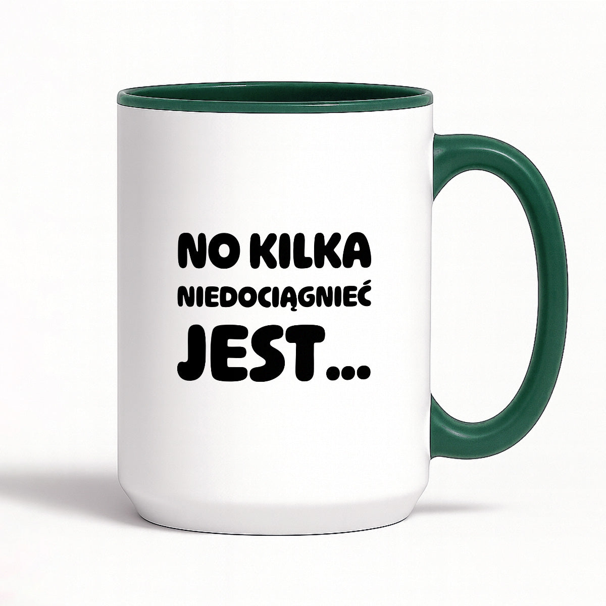 Kubek z nadrukiem - "No kilka niedociągnięć jest..."