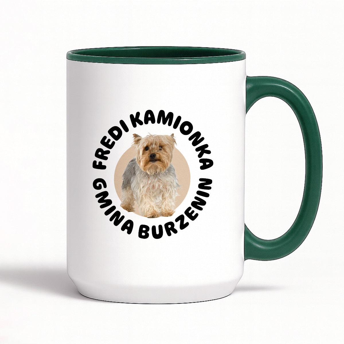 Kubek z nadrukiem - "Fredi Kamionka Gmina Burzenin"