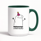Kubek z nadrukiem - "Najlepszego stara ruro"