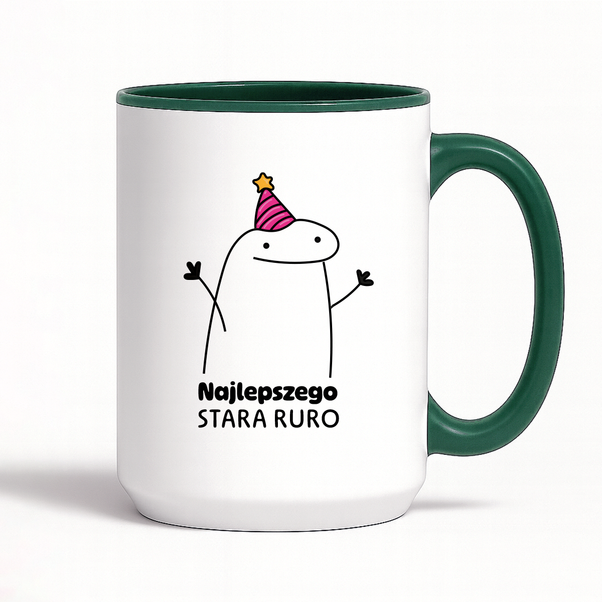 Kubek z nadrukiem - "Najlepszego stara ruro"
