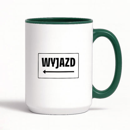 Kubek z nadrukiem - "Wyjazd"