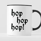 Kubek z nadrukiem "hop, hop, hop!"