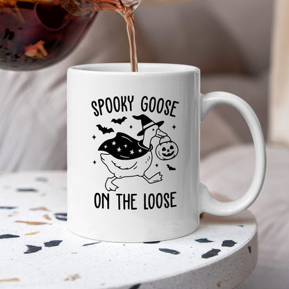 Kubek z nadrukiem "Spookie goose on the loose" HALLOWEEN 🎃