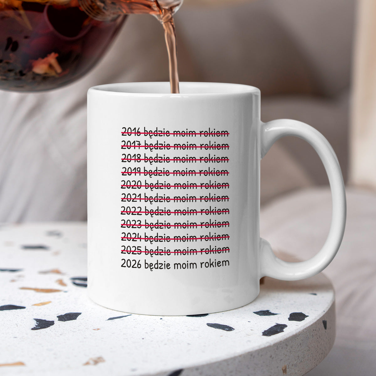Kubek z nadrukiem - "2026 będzie moim rokiem"