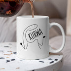 Kubek z nadrukiem "KURWA"