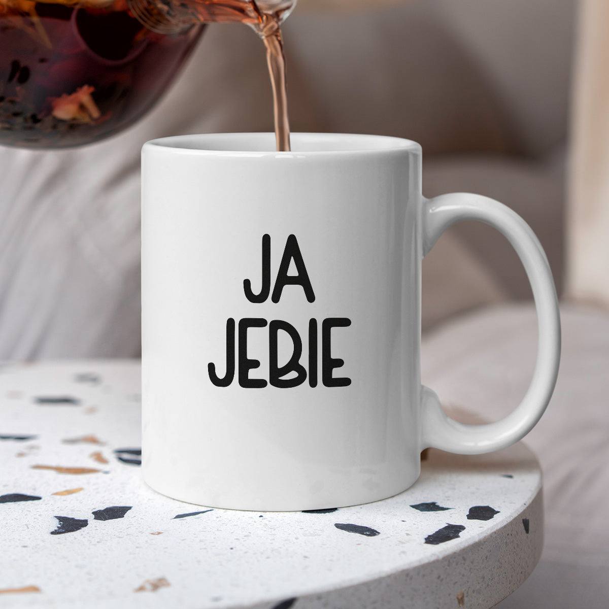 Kubek z nadrukiem "Ja jebie"