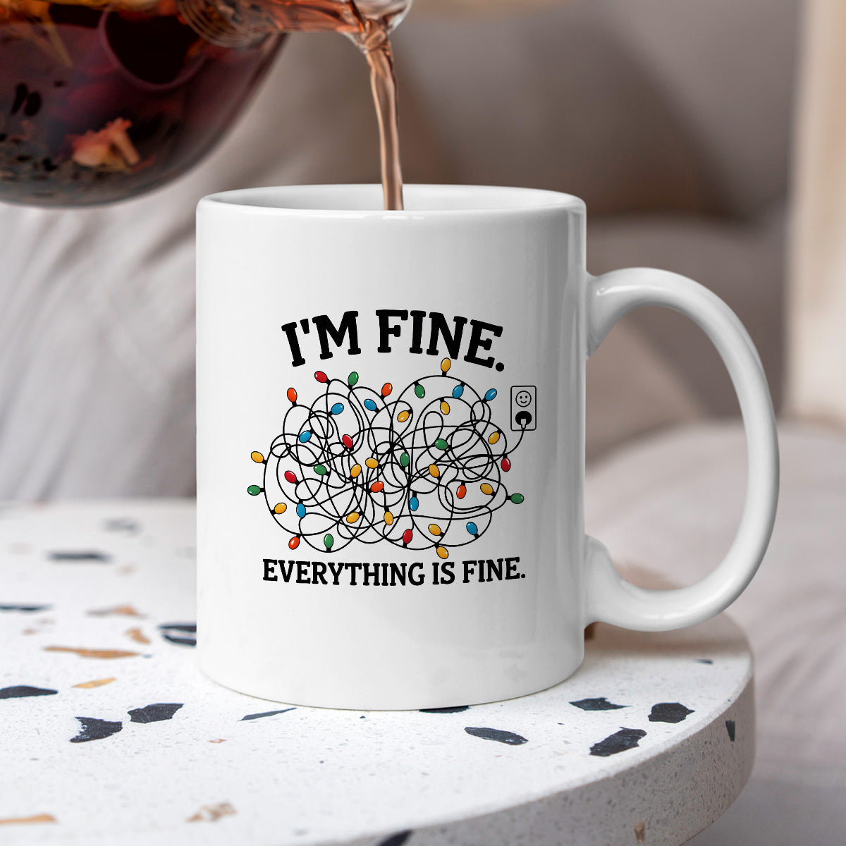 Kubek świąteczny "I'm fine. It's fine. Everything's fine."