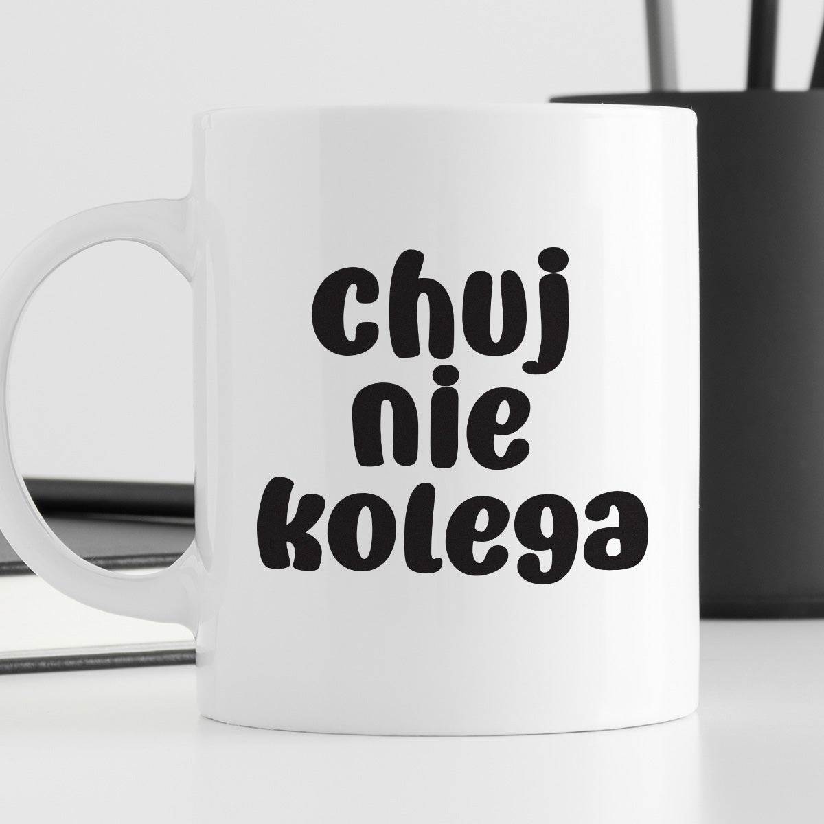 Kubek z nadrukiem "Chuj nie kolega"