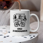 Kubek z nadrukiem - HITY POLSKIEGO INTERNETU - PAWEŁ JUMPER - "Chuj z kierownicą"