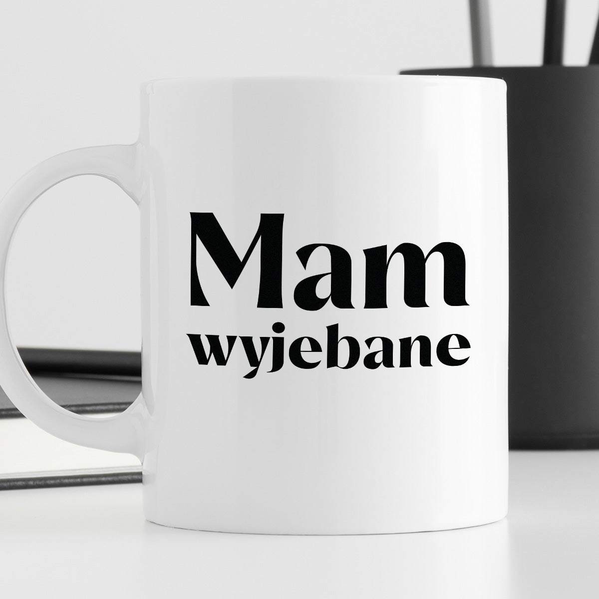 Kubek z nadrukiem "Mam wyjebane"