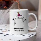 Kubek z nadrukiem - "Najlepszego stara ruro"