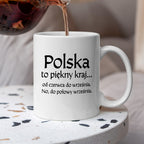 Kubek z nadrukiem "Polska to piękny kraj" v2