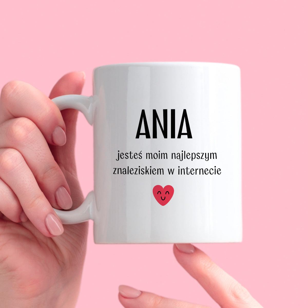 Kubek spersonalizowany z nadrukiem "Jesteś najlepszym, co znalazłem w 
