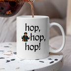 Kubek z nadrukiem "hop, hop, hop!" v2