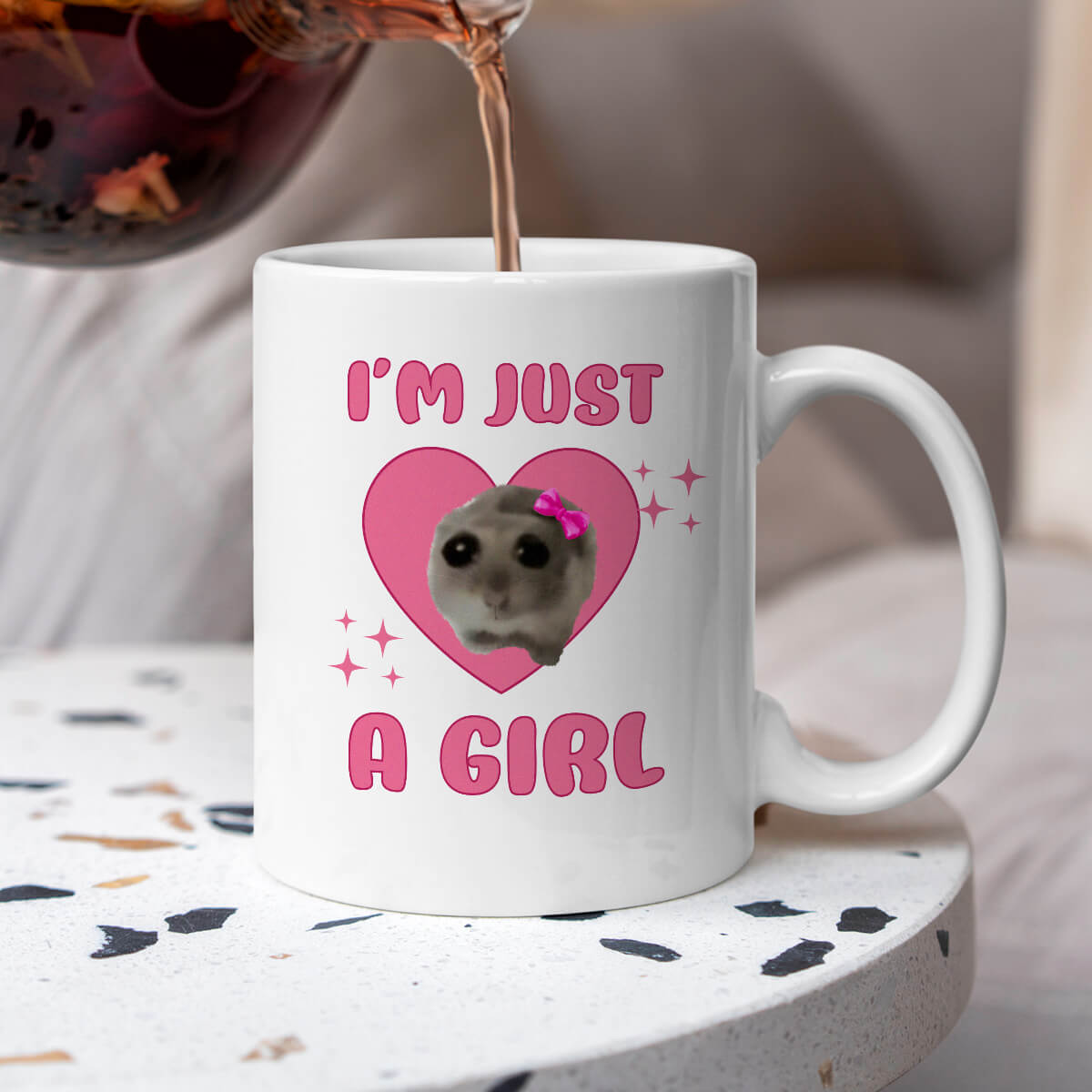 Kubek z nadrukiem "I'm just a girl"