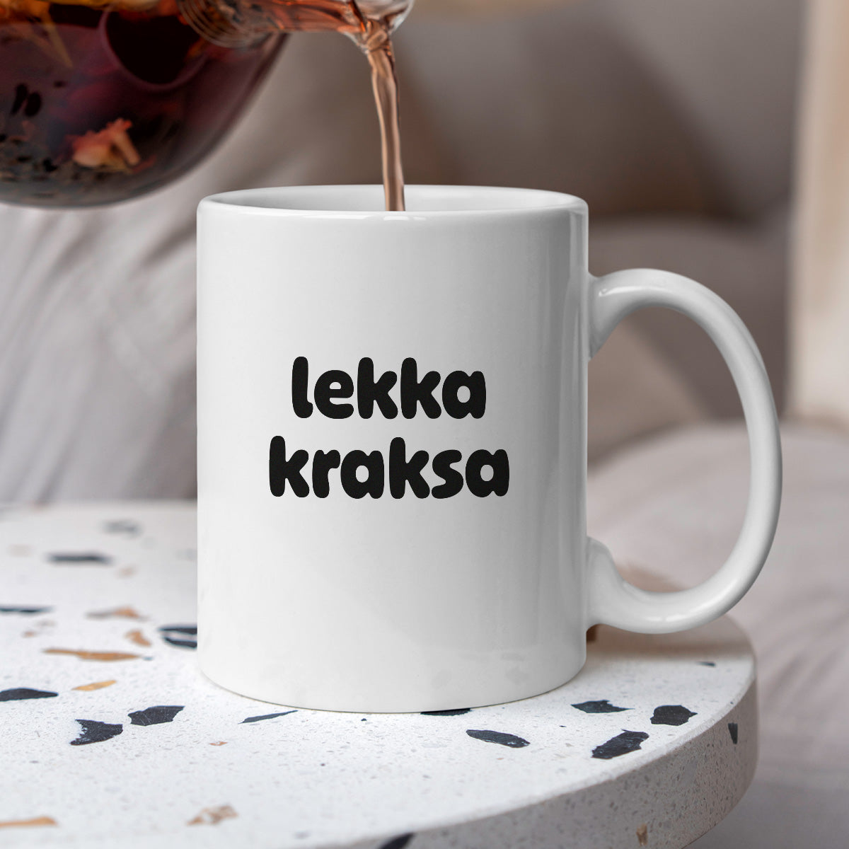 Kubek z nadrukiem - "lekka kraksa"