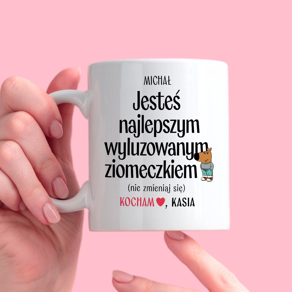 Kubek spersonalizowany z nadrukiem "Jesteś najlepszym wyluzowanym ziom