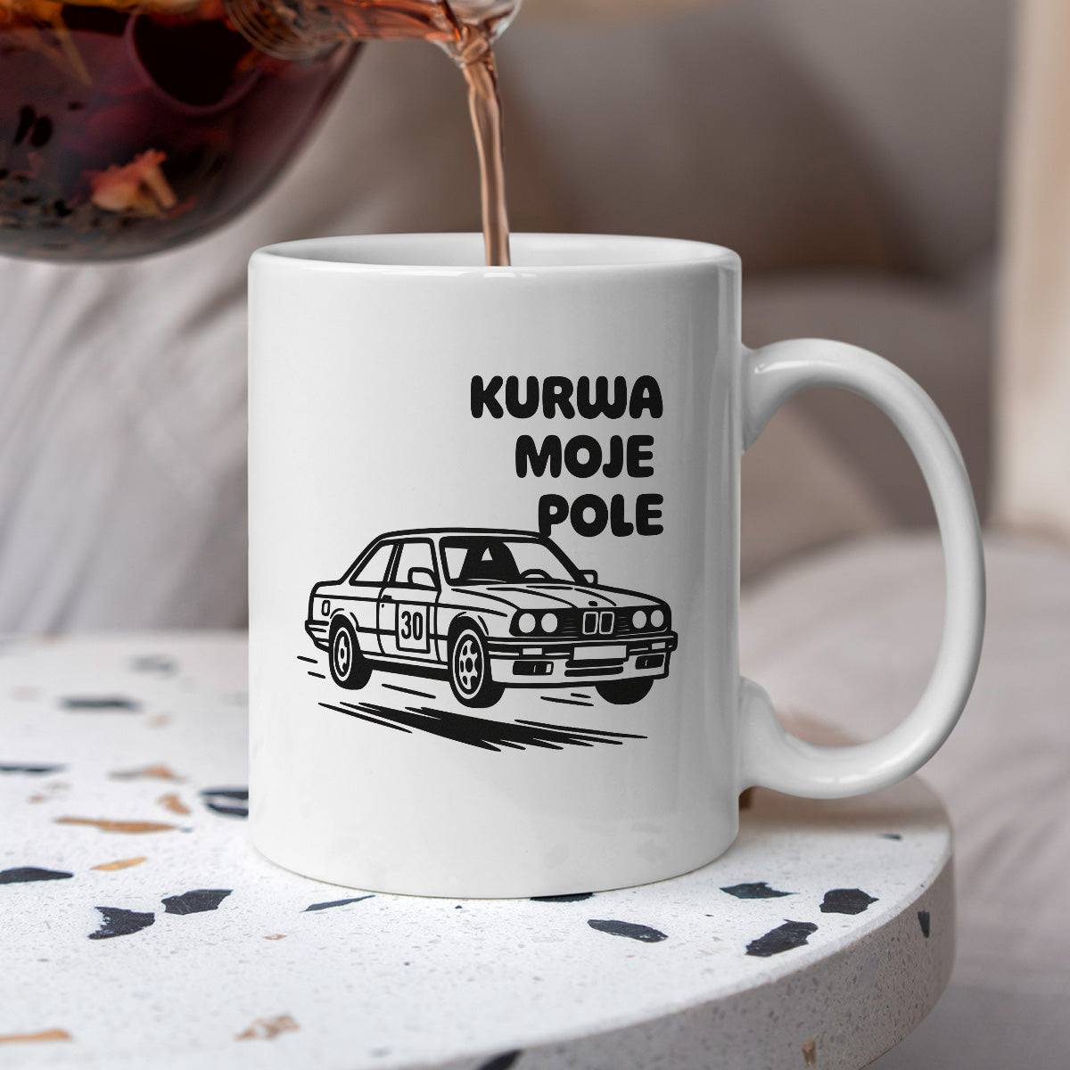 Kubek z nadrukiem - HITY POLSKIEGO INTERNETU - "Kurwa moje pole"