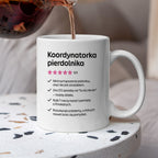 Kubek z nadrukiem "Koordynatorka pierdolnika"