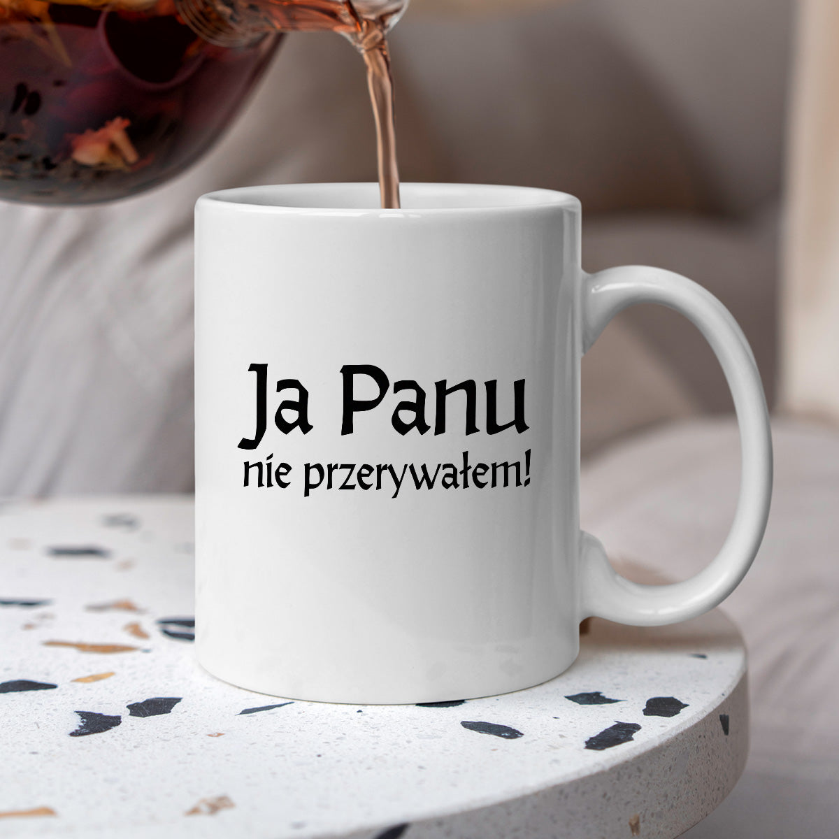 Kubek z nadrukiem "Ja Panu nie przerywałem!" v2