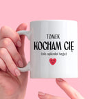 Kubek spersonalizowany z nadrukiem "Kocham Cię (nie spierdol tego)" [1
