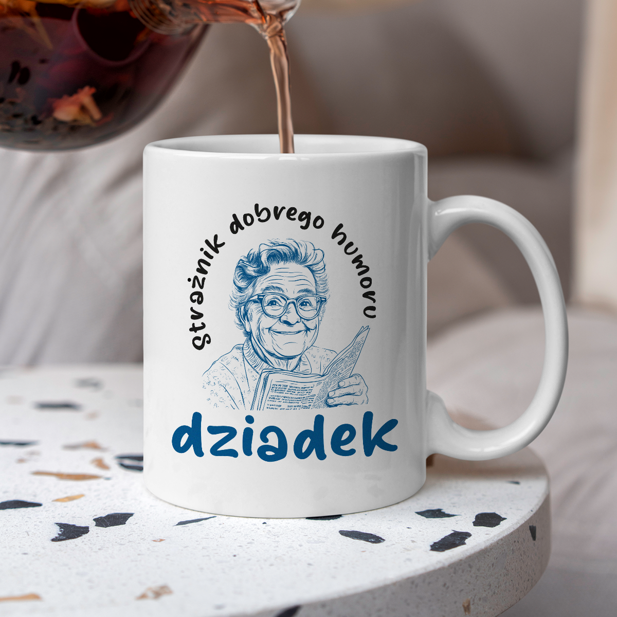 Kubek dla Dziadka - "Strażnik dobrego humoru"