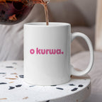 Kubek z nadrukiem "o kurwa" v2