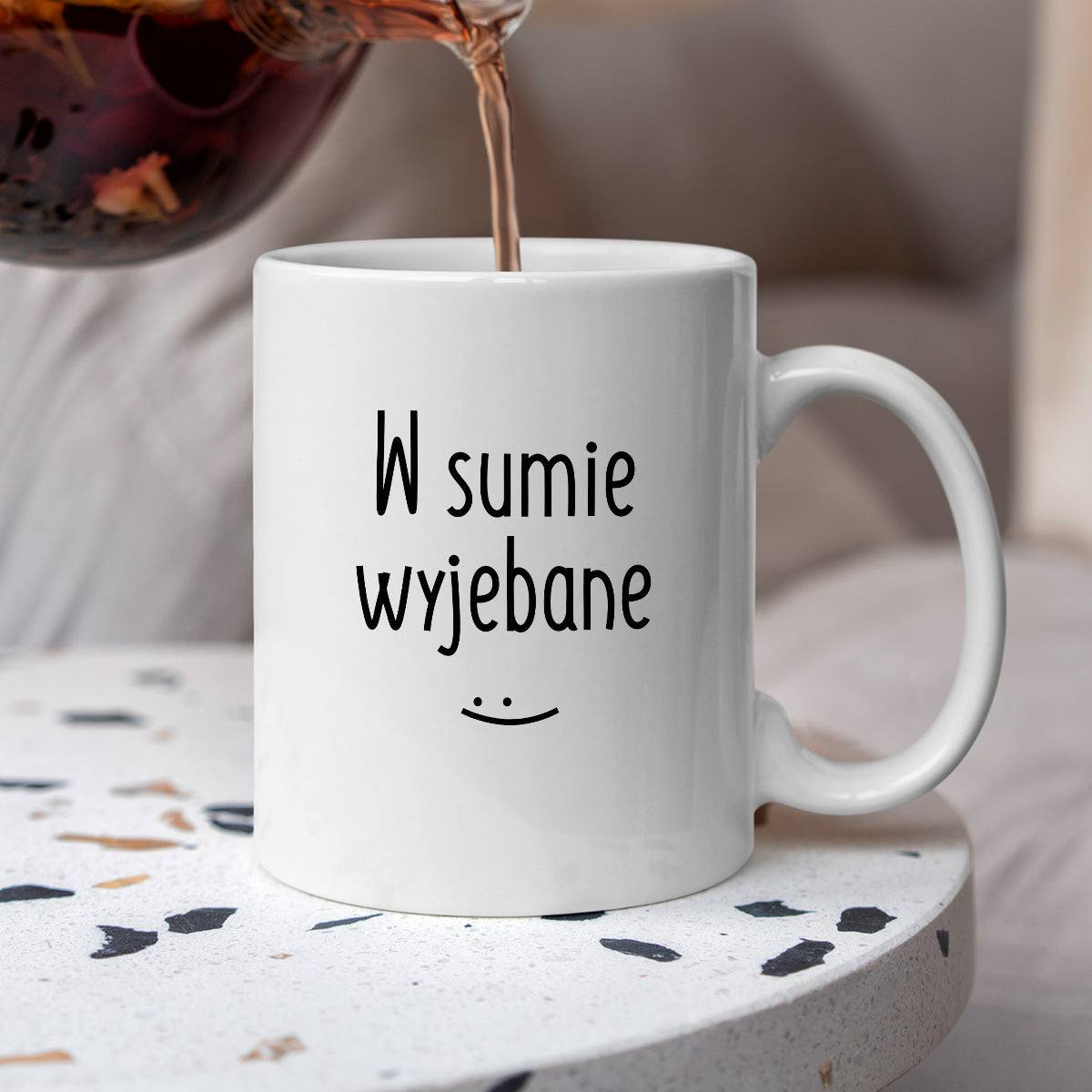 Kubek z nadrukiem "W sumie wyjebane" FB