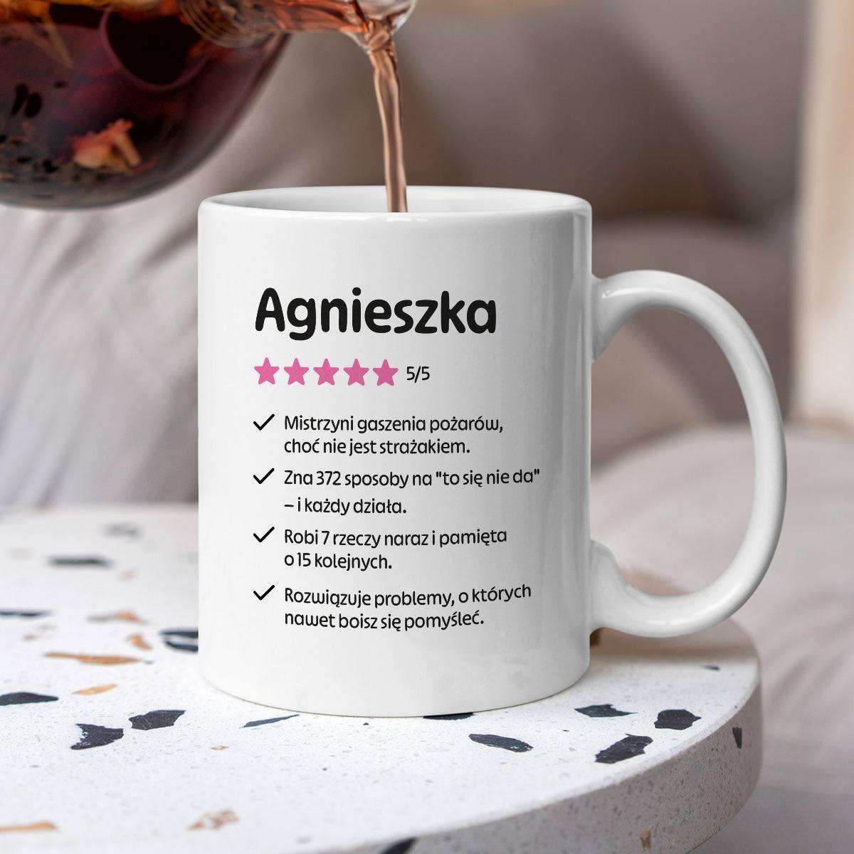 Kubek MISTRZYNI z imieniem