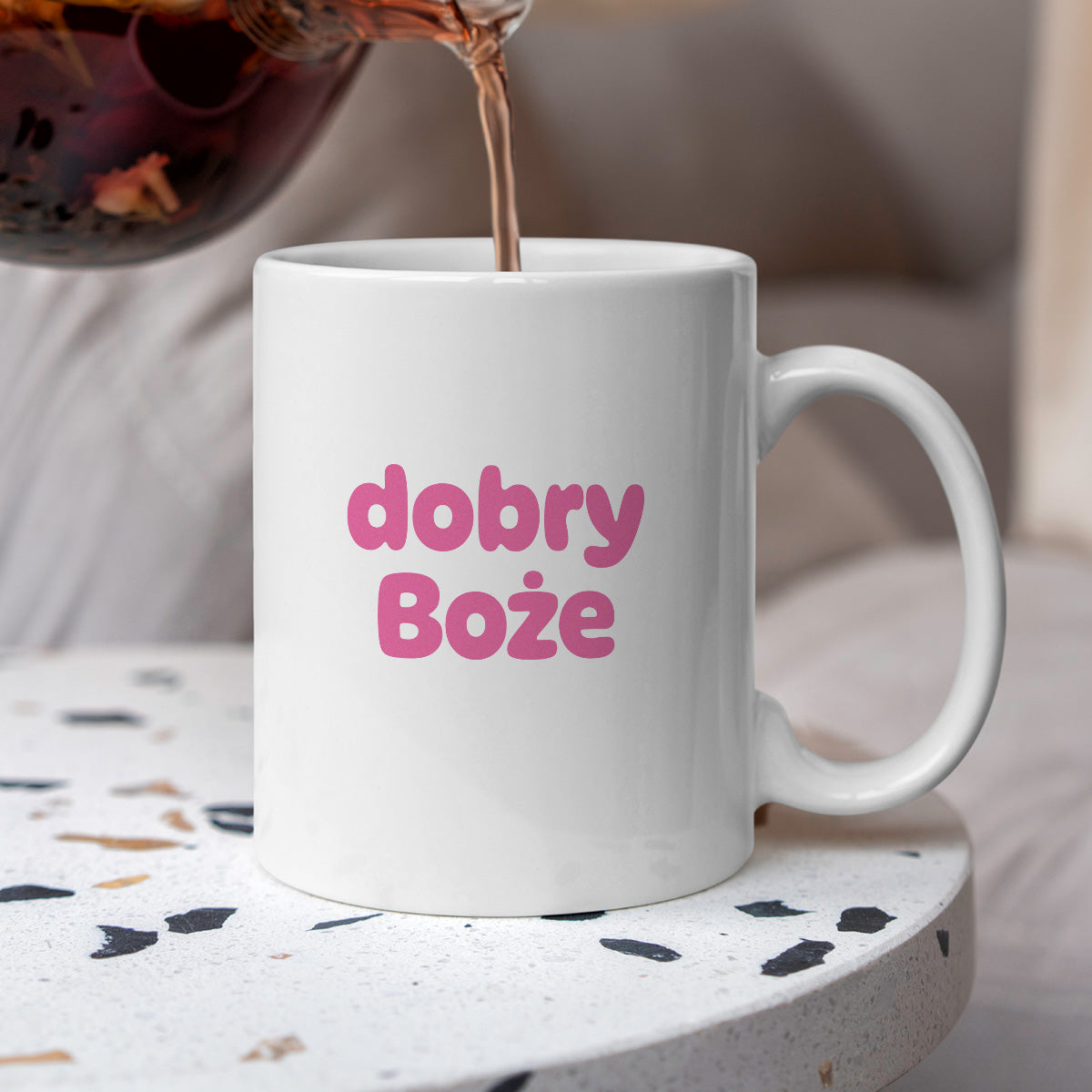 Kubek z nadrukiem "dobry Boże"