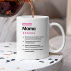 Kubek z nadrukiem - "Mama 5/5" z imieniem