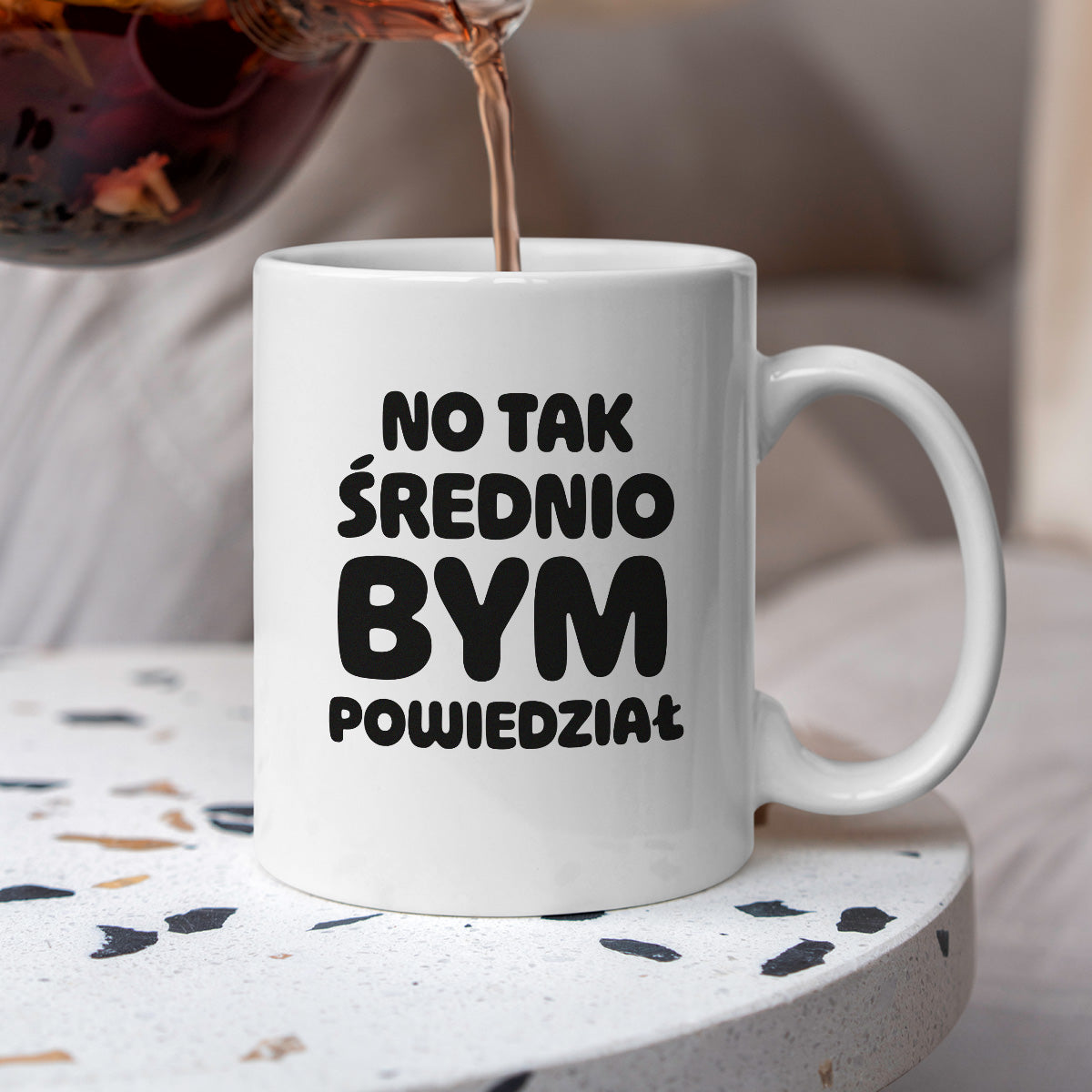 Kubek z nadrukiem - HITY POLSKIEGO INTERNETU - "No tak średnio bym powiedział"