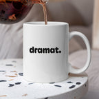 Kubek z nadrukiem - "dramat."