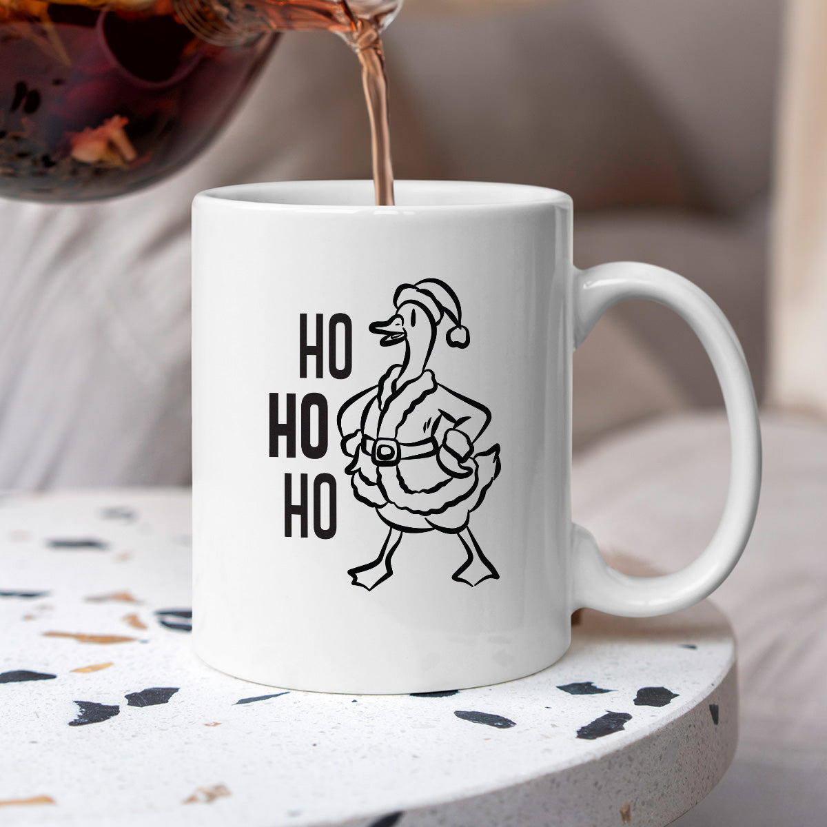 Kubek świąteczny z GĄSKĄ - "HO HO HO"