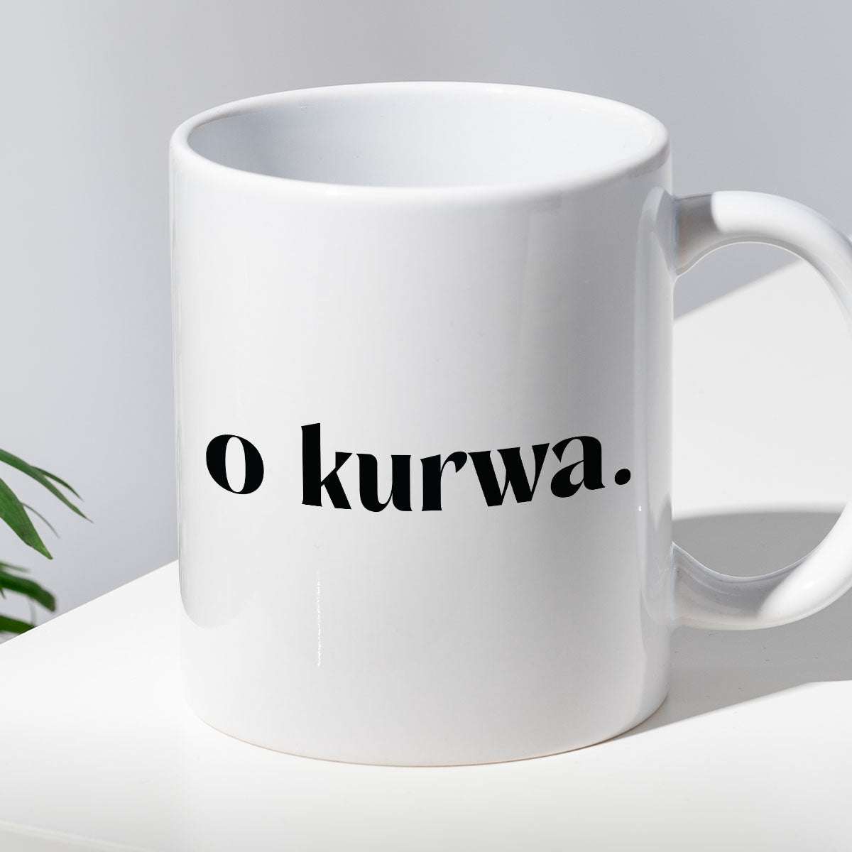 Kubek z nadrukiem "o kurwa" 330 ml