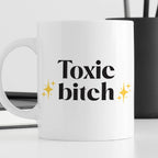 Kubek z nadrukiem "Toxic bitch"