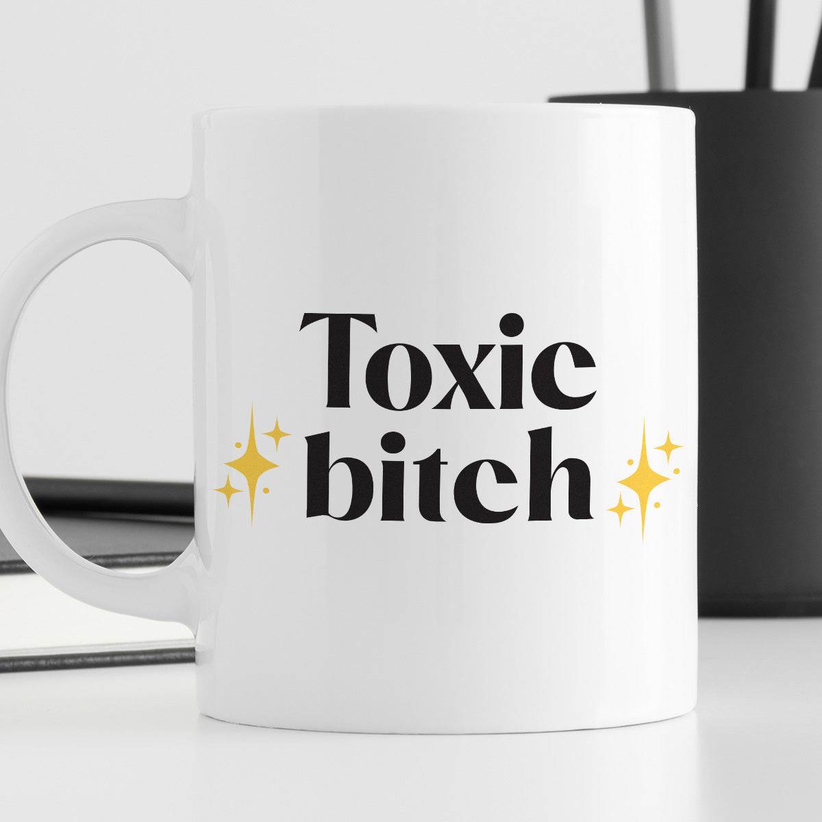Kubek z nadrukiem "Toxic bitch"