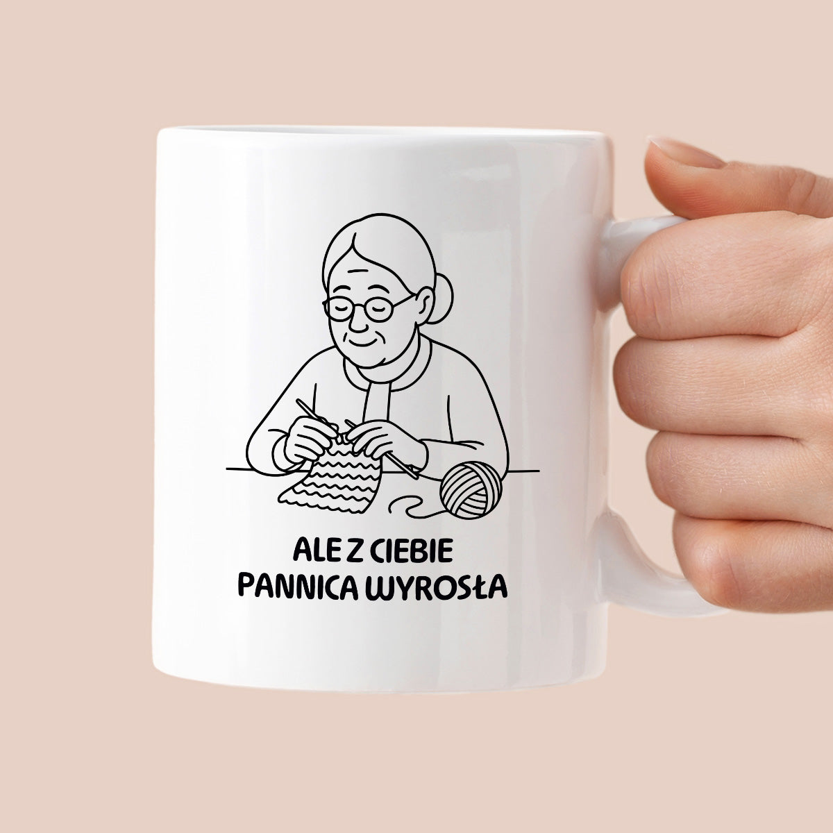 Kubek dla Babci / Dziadka - "Ale z Ciebie pannica wyrosła"