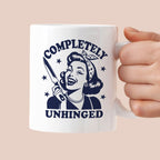 Kubek z nadrukiem "Completely Unhinged"