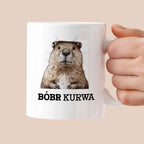 Kubek z nadrukiem "Bóbr kurwa"