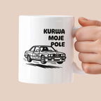 Kubek z nadrukiem - HITY POLSKIEGO INTERNETU - "Kurwa moje pole"