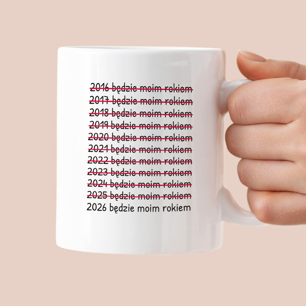 Kubek z nadrukiem - "2026 będzie moim rokiem"