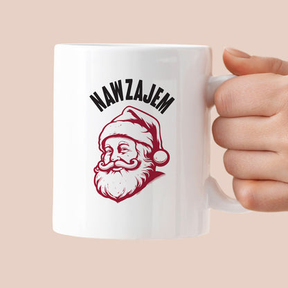 Kubek świąteczny z Mikołajem "Nawzajem"