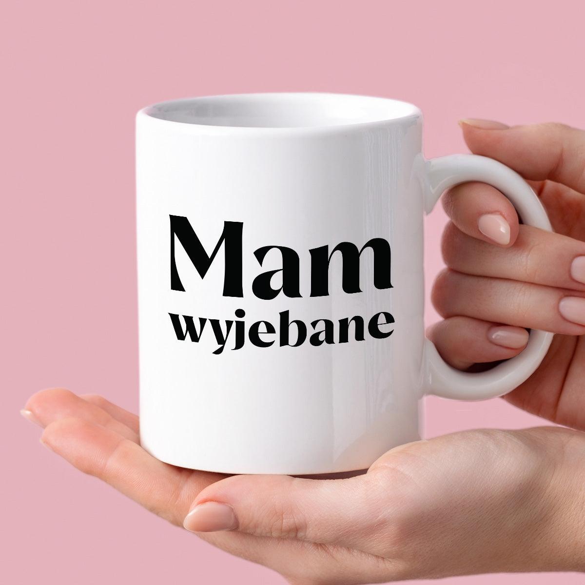 Kubek z nadrukiem "Mam wyjebane"