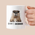 Kubek z nadrukiem "O Ty ch*ju bobrze"