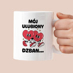 Kubek z nadrukiem "Mój ulubiony dzban"