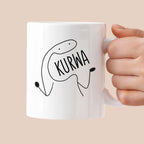 Kubek z nadrukiem "KURWA"