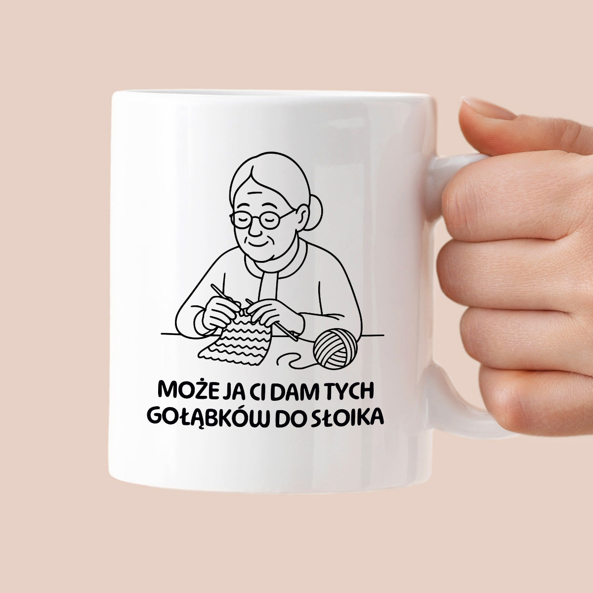 Kubek dla Babci / Dziadka - "Może ja Ci dam tych gołąbków do słoika"