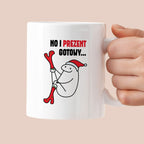 Kubek świąteczny mem "No i prezent gotowy"