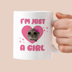 Kubek z nadrukiem "I'm just a girl"